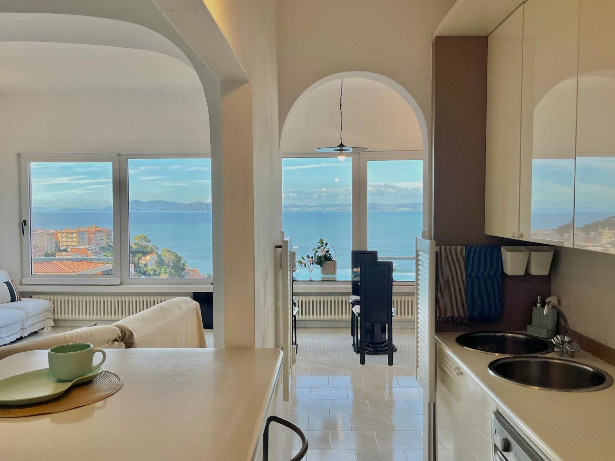 Porto Santo Stefano Vista Mare + Parcheggio Gratuito Apartment Екстериор снимка