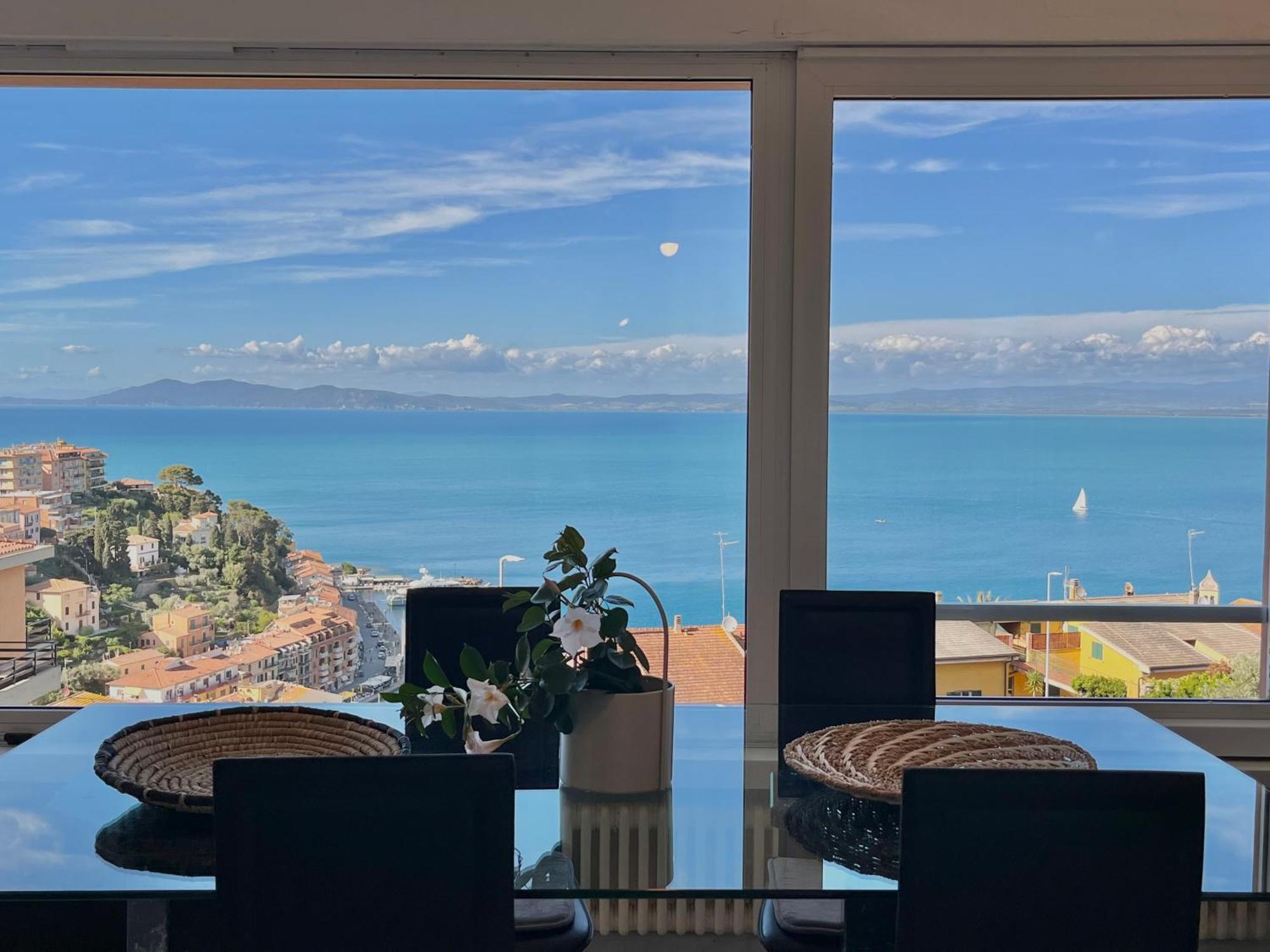 Porto Santo Stefano Vista Mare + Parcheggio Gratuito Apartment Екстериор снимка