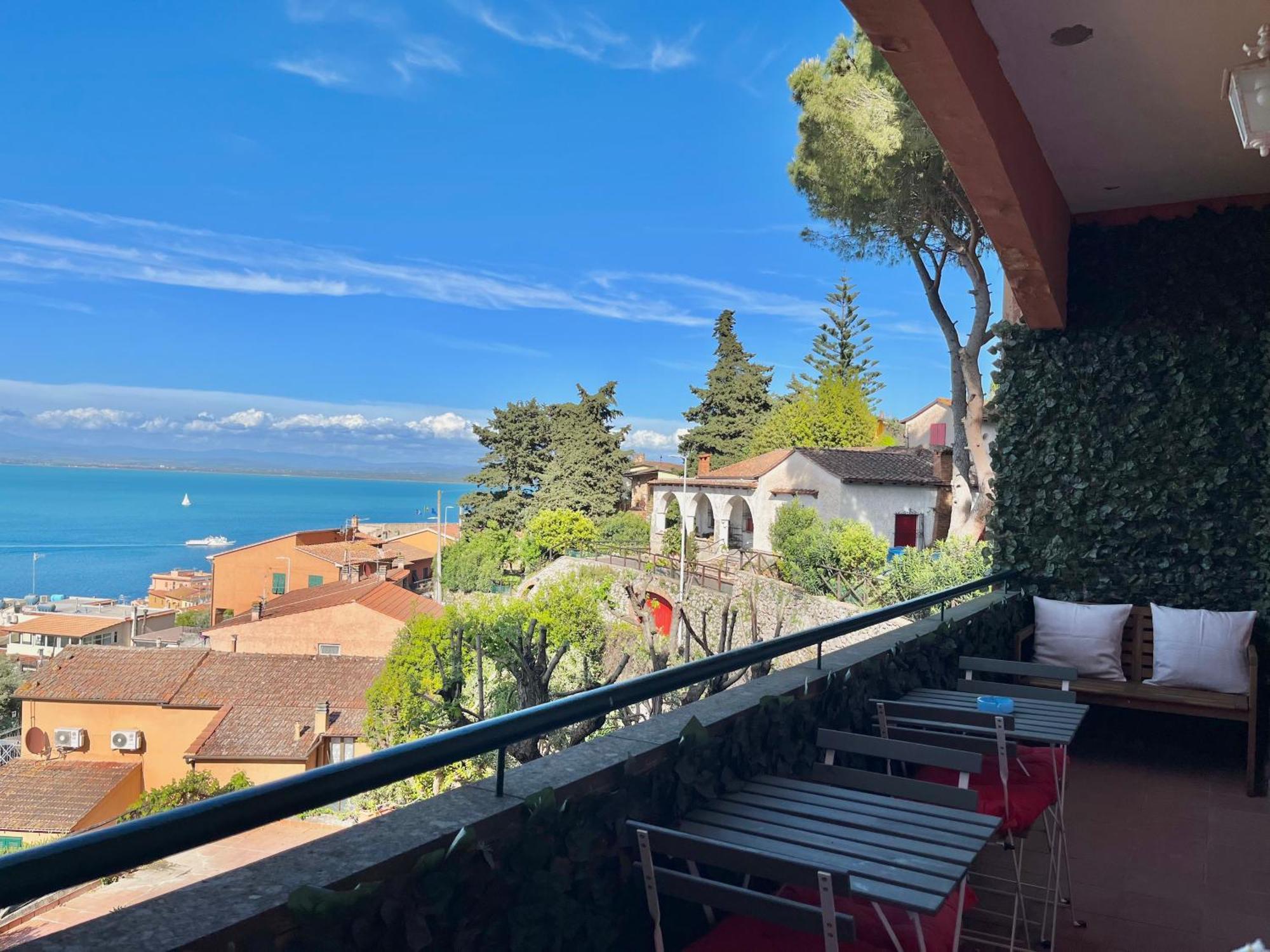 Porto Santo Stefano Vista Mare + Parcheggio Gratuito Apartment Екстериор снимка