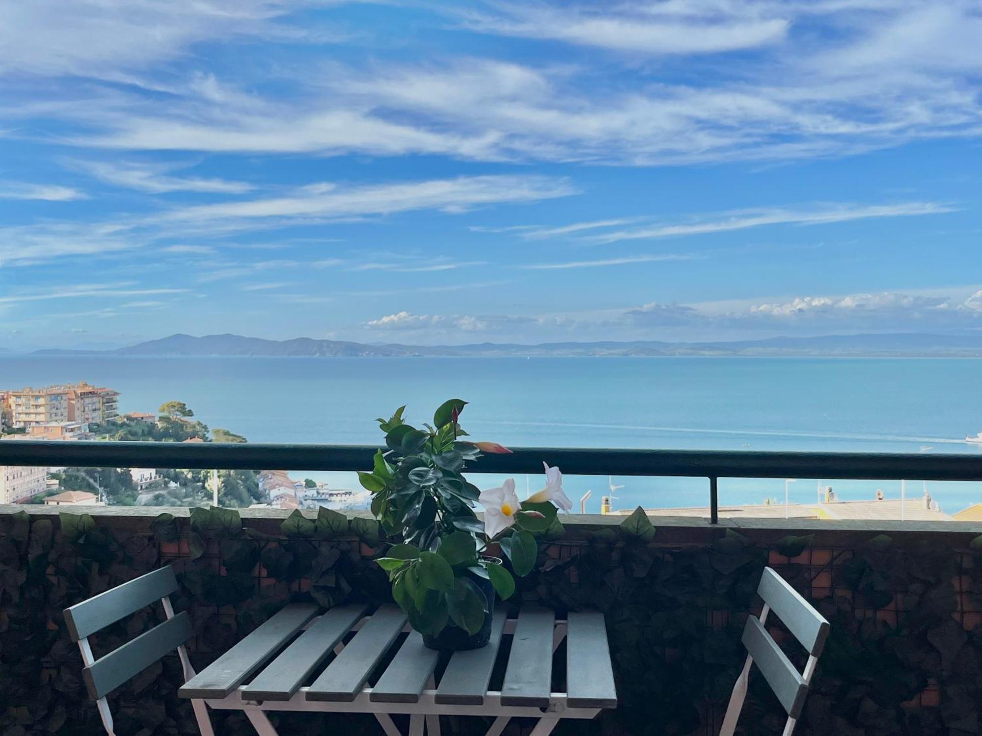 Porto Santo Stefano Vista Mare + Parcheggio Gratuito Apartment Екстериор снимка